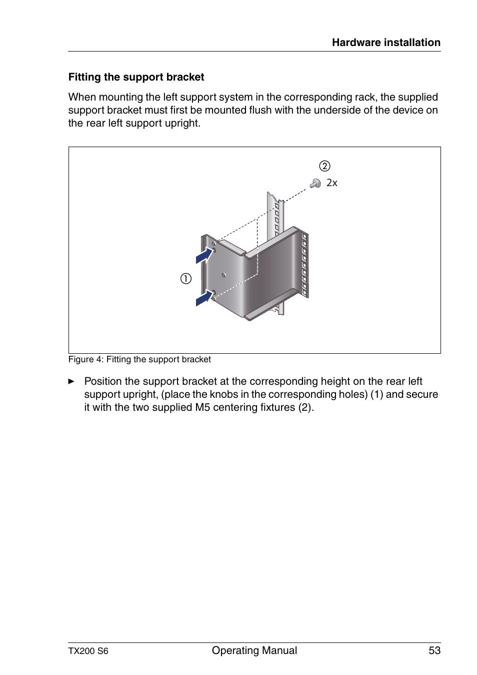 FUJITSU Server TX200 S6 User Manual | Page 53 / 126