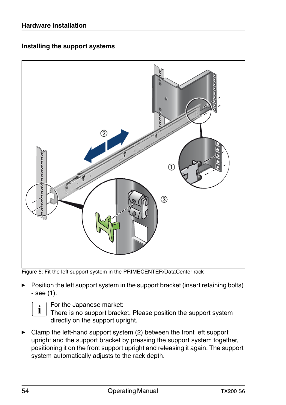 FUJITSU Server TX200 S6 User Manual | Page 54 / 126