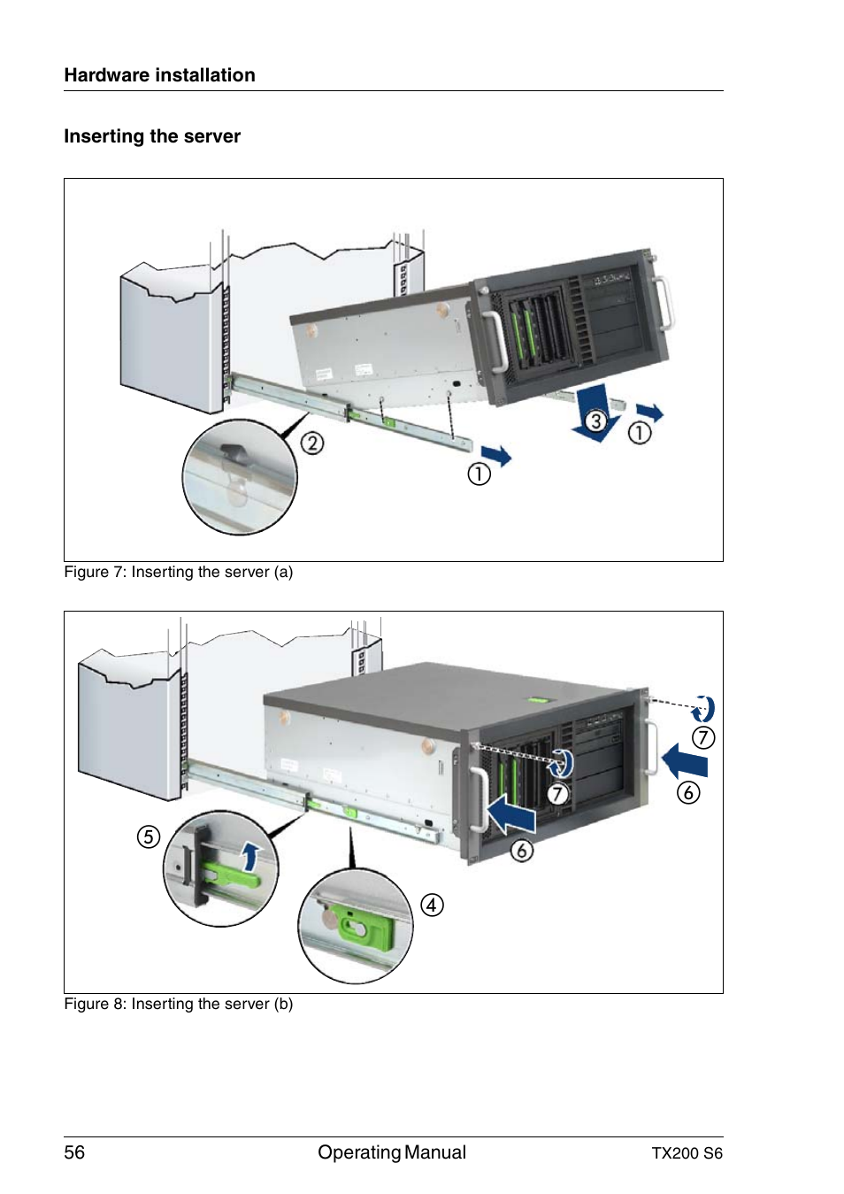 FUJITSU Server TX200 S6 User Manual | Page 56 / 126
