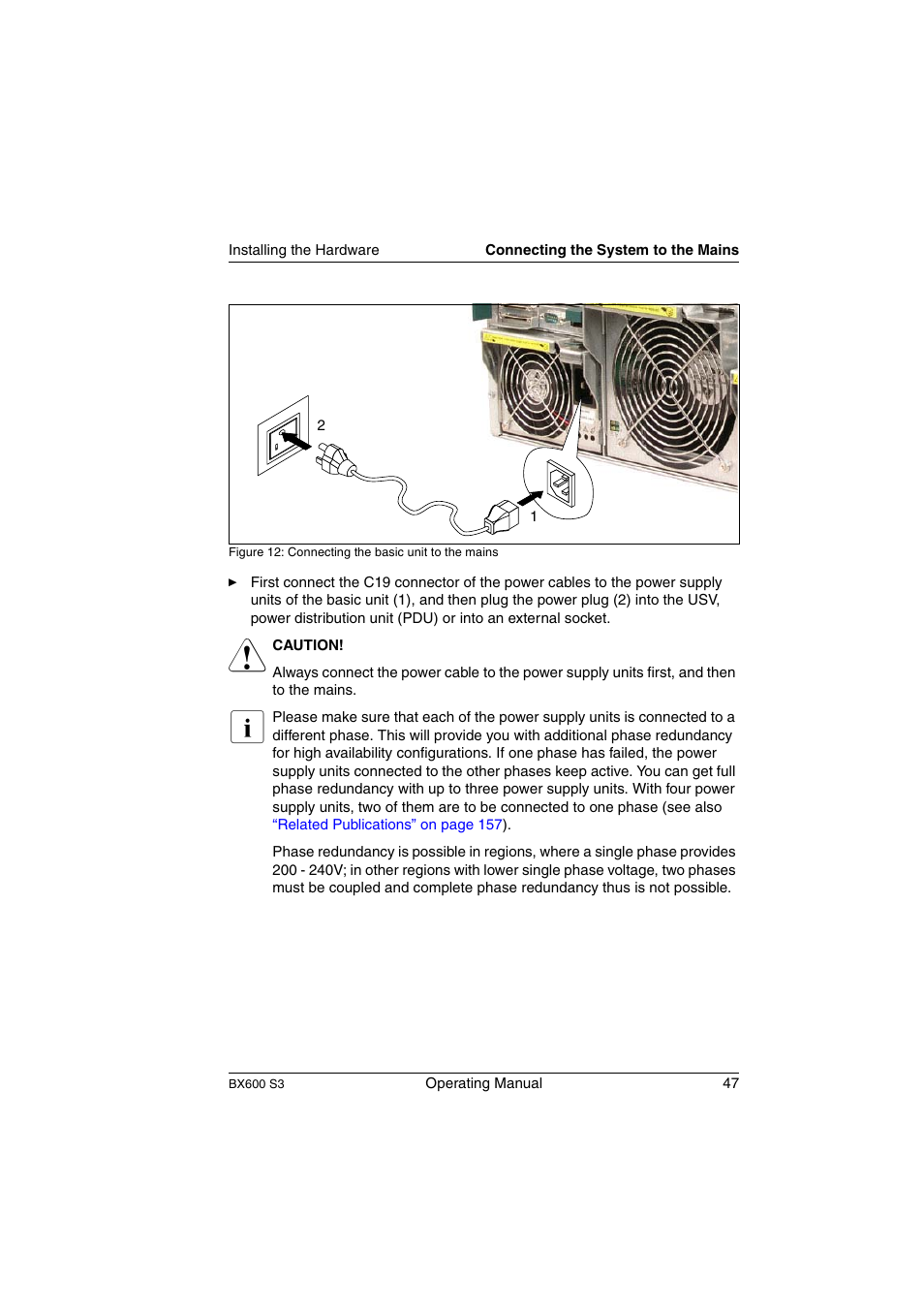 FUJITSU PRIMERGY BX600 S3 User Manual | Page 47 / 164