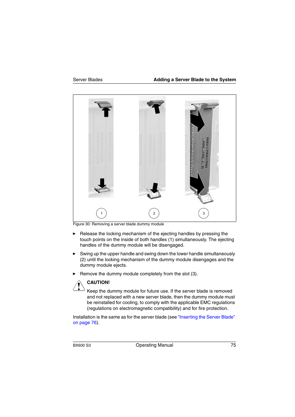 FUJITSU PRIMERGY BX600 S3 User Manual | Page 75 / 164