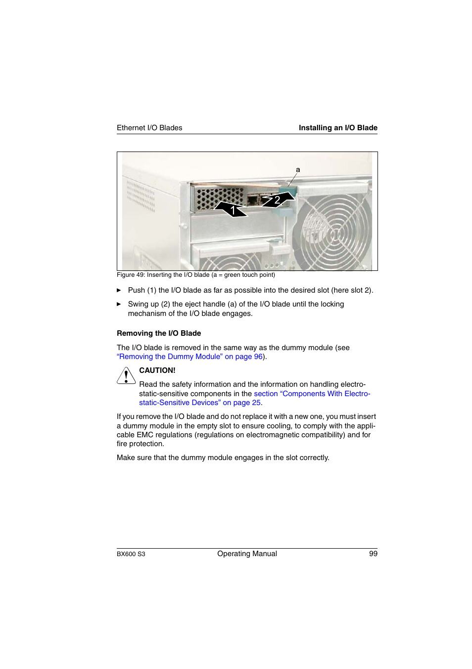 FUJITSU PRIMERGY BX600 S3 User Manual | Page 99 / 164