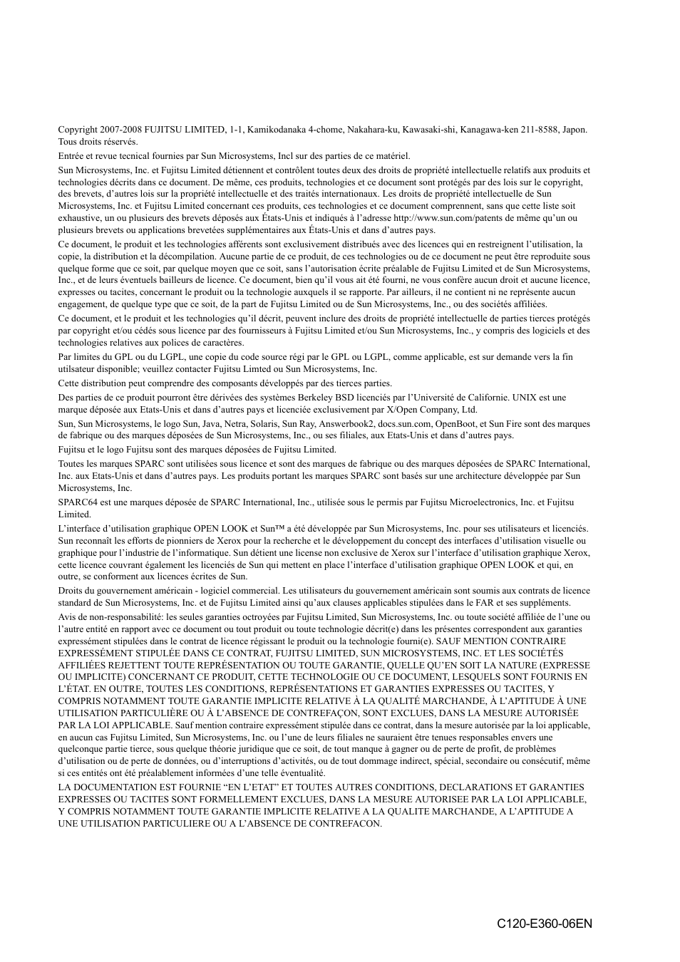 FUJITSU SPARC M3000 User Manual | Page 6 / 56