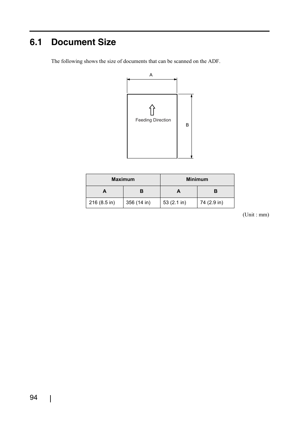 1 document size | FUJITSU fi-4220C2 User Manual | Page 110 / 141
