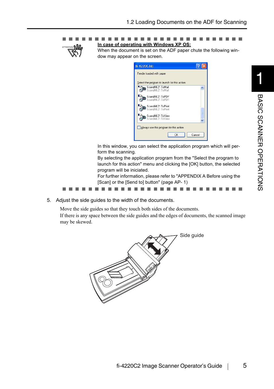 FUJITSU fi-4220C2 User Manual | Page 21 / 141