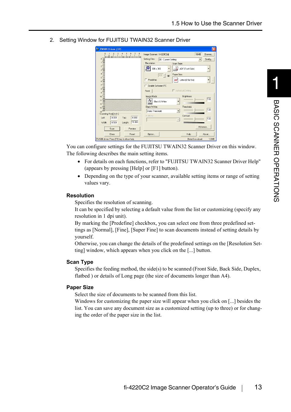 FUJITSU fi-4220C2 User Manual | Page 29 / 141