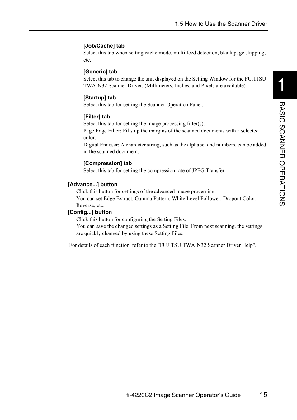 FUJITSU fi-4220C2 User Manual | Page 31 / 141