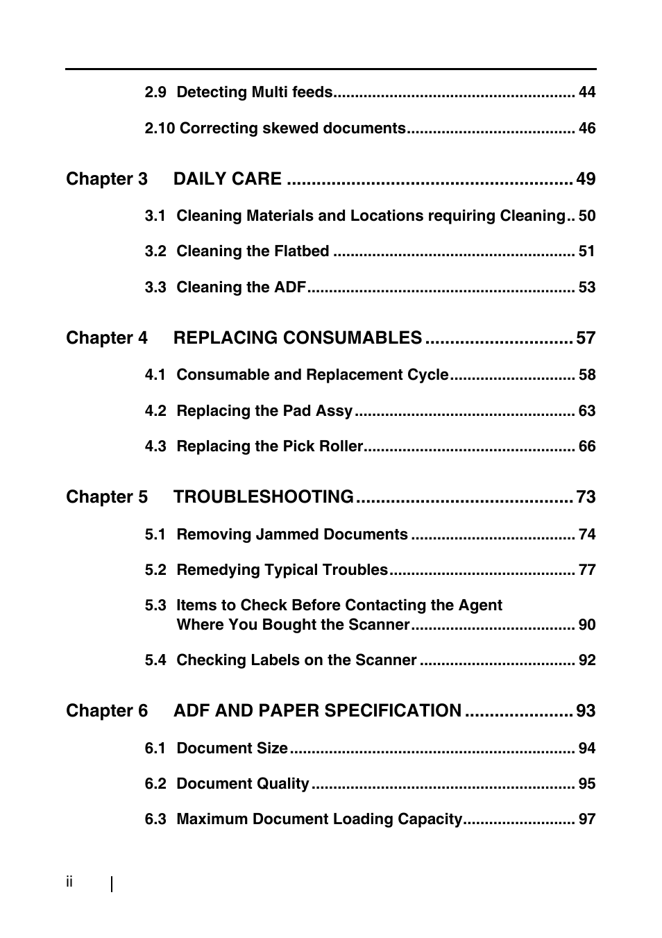 FUJITSU fi-4220C2 User Manual | Page 4 / 141