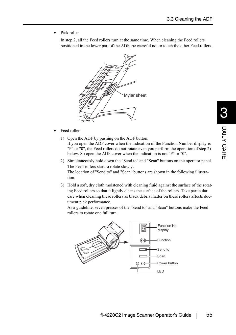 55 daily care | FUJITSU fi-4220C2 User Manual | Page 71 / 141