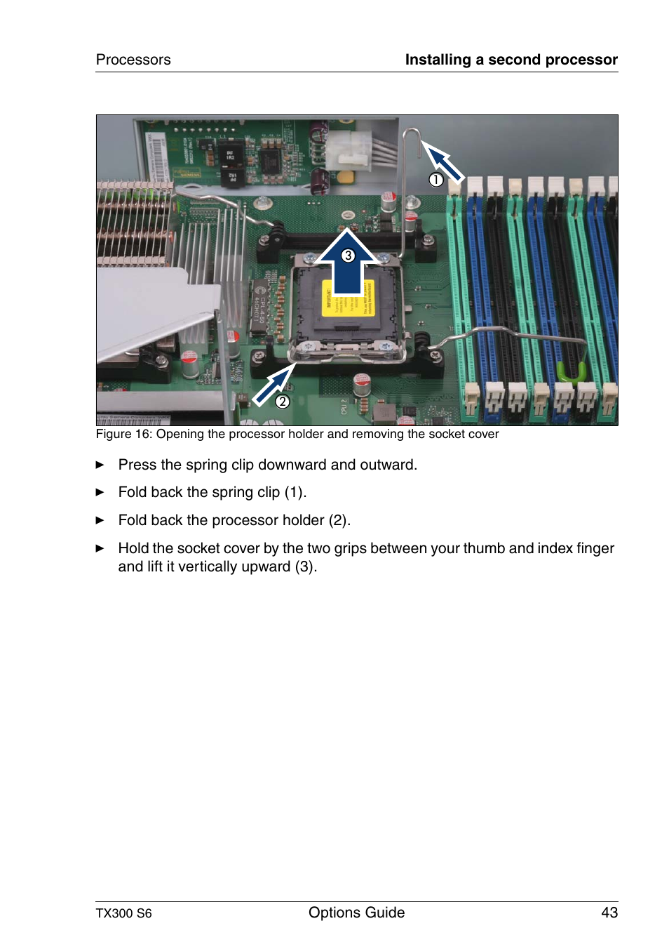 FUJITSU TX300 User Manual | Page 43 / 122