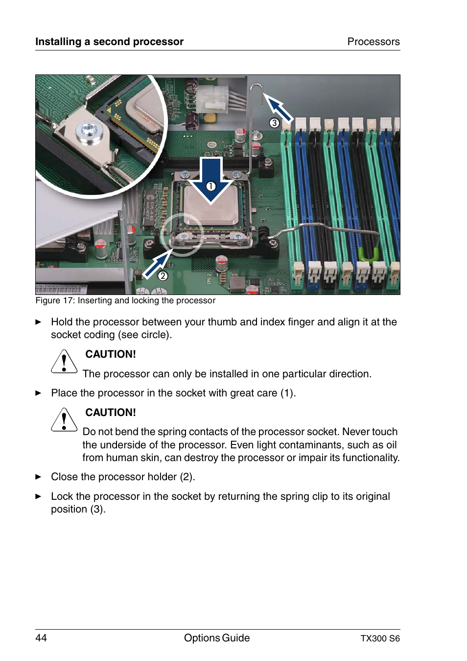 FUJITSU TX300 User Manual | Page 44 / 122