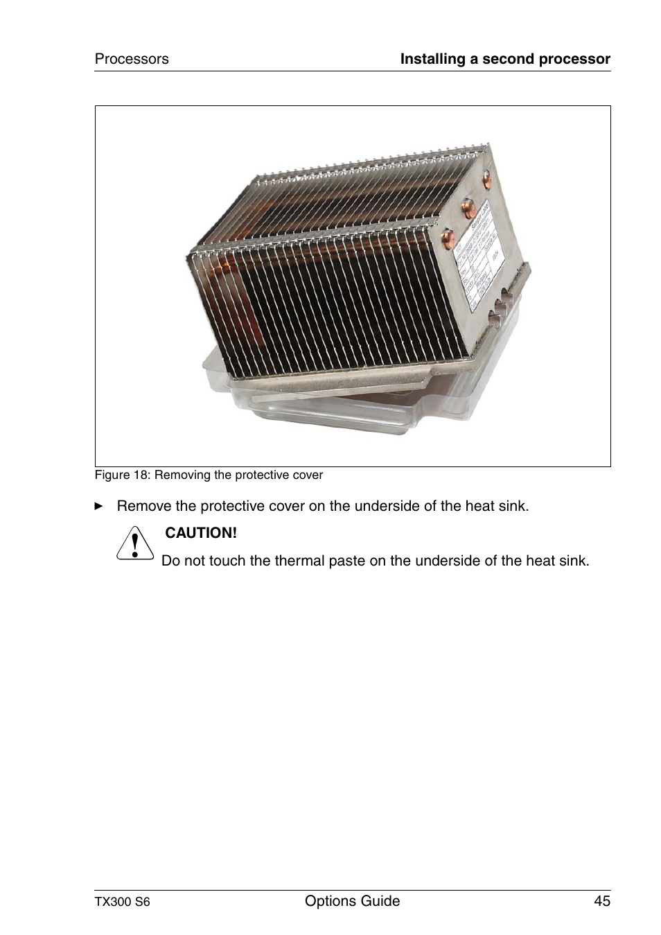 FUJITSU TX300 User Manual | Page 45 / 122