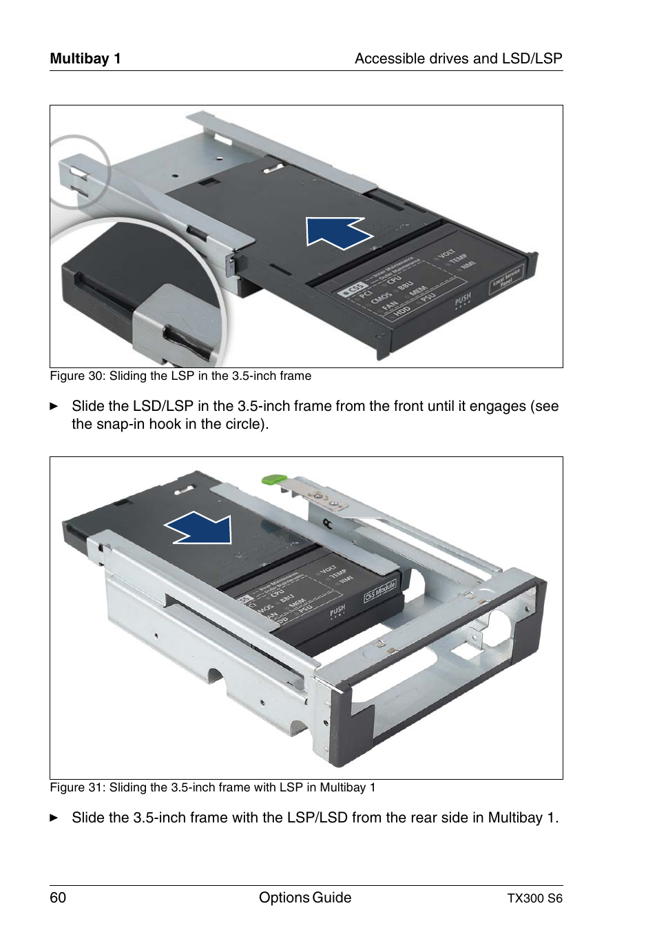 FUJITSU TX300 User Manual | Page 60 / 122