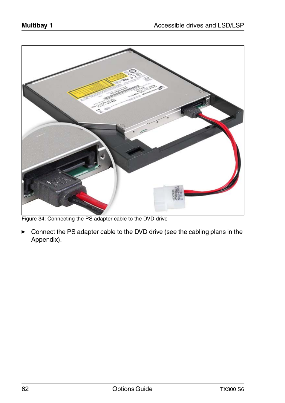 FUJITSU TX300 User Manual | Page 62 / 122