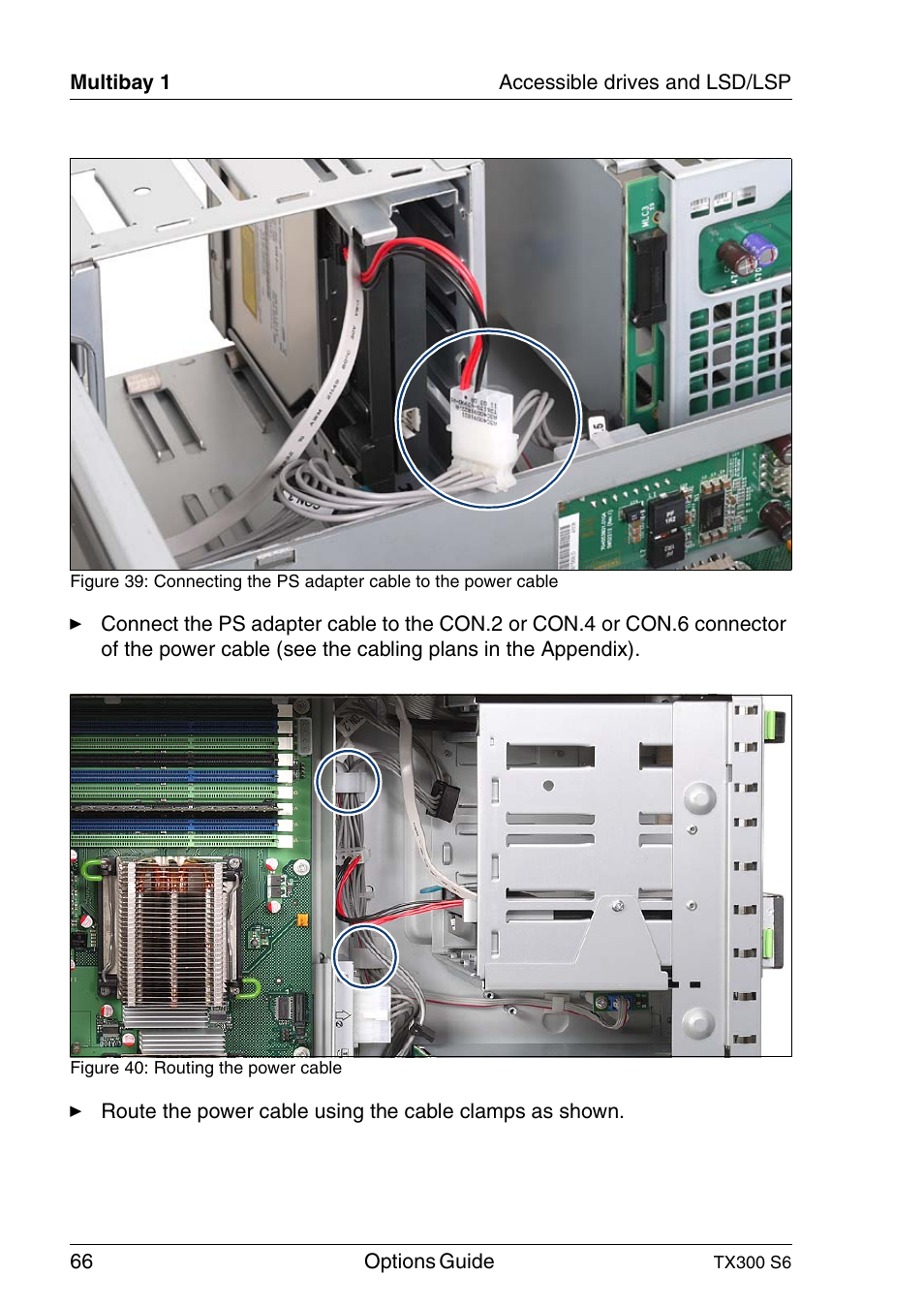 FUJITSU TX300 User Manual | Page 66 / 122