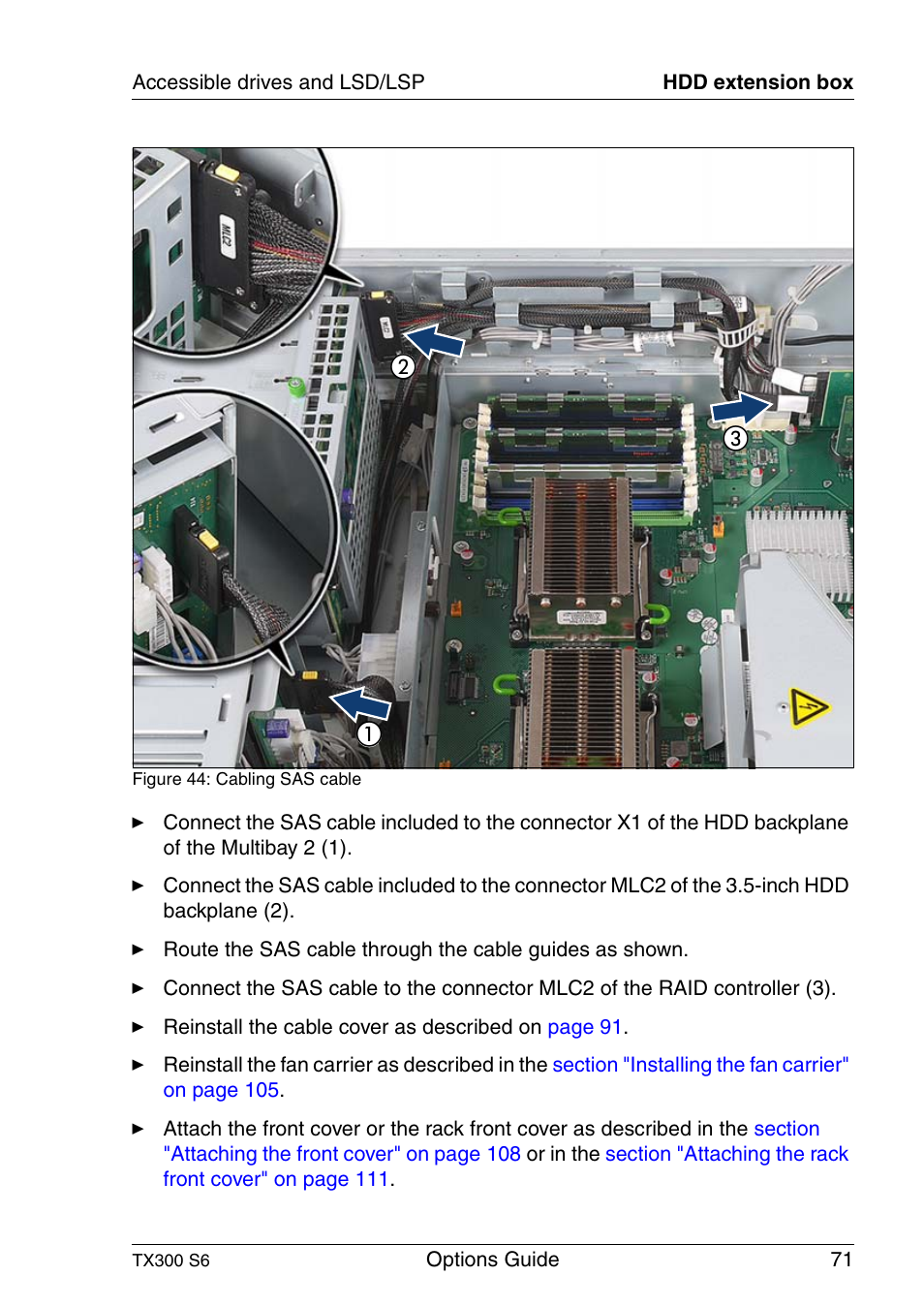 FUJITSU TX300 User Manual | Page 71 / 122