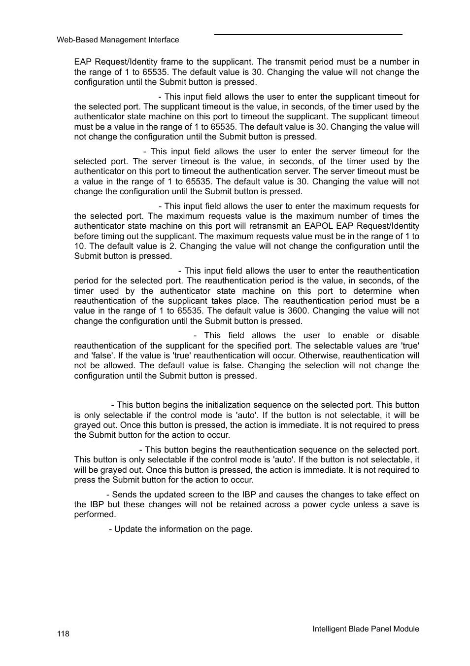 Extended configuration menu | FUJITSU PRIMERGY BX600 User Manual | Page 119 / 288