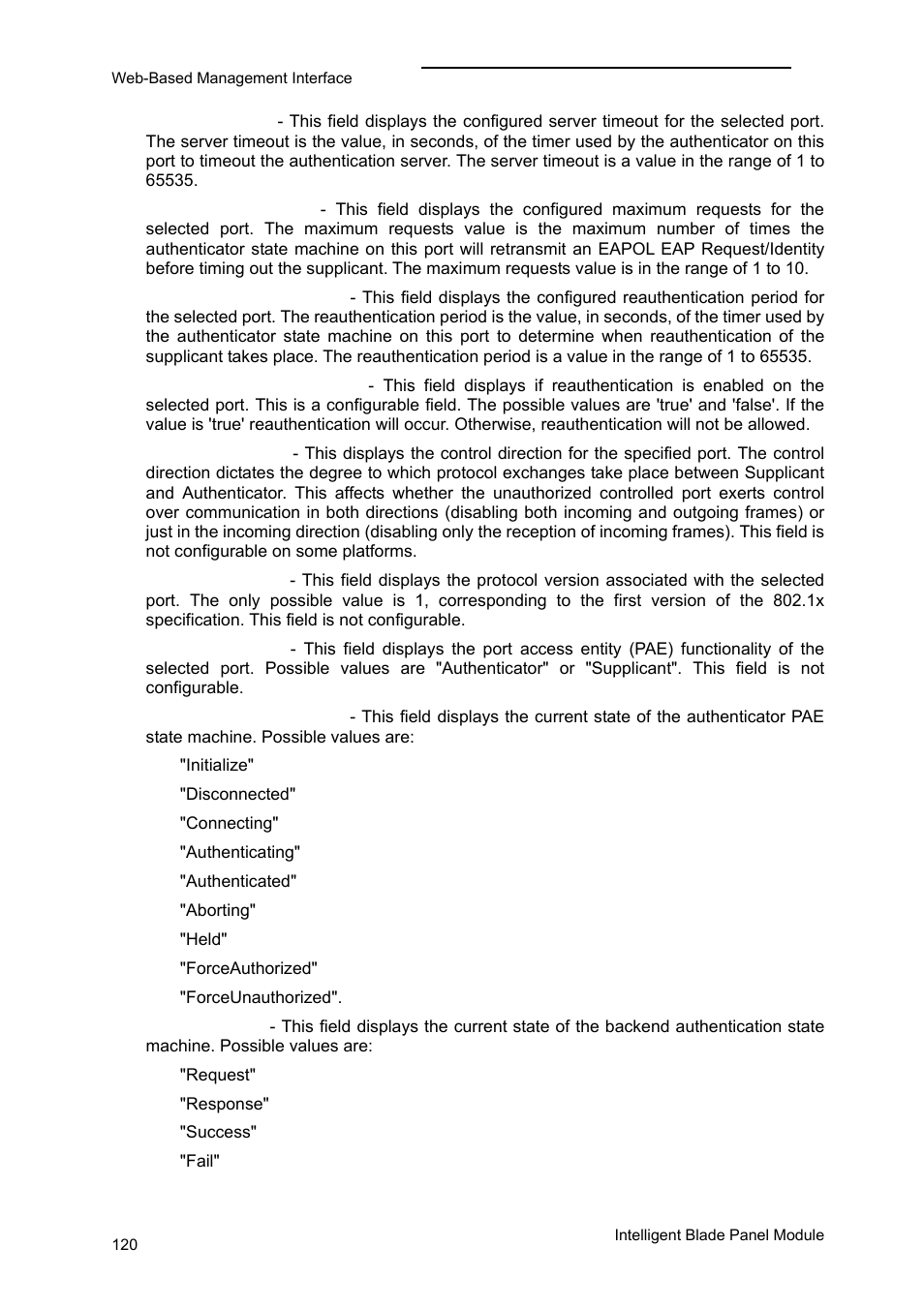 Extended configuration menu | FUJITSU PRIMERGY BX600 User Manual | Page 121 / 288