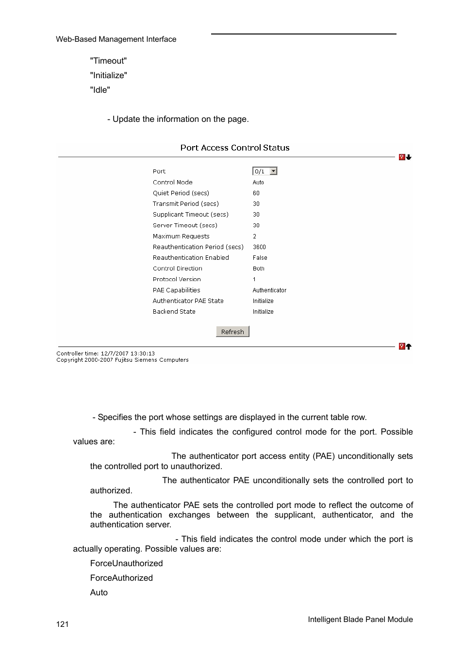 Extended configuration menu | FUJITSU PRIMERGY BX600 User Manual | Page 122 / 288