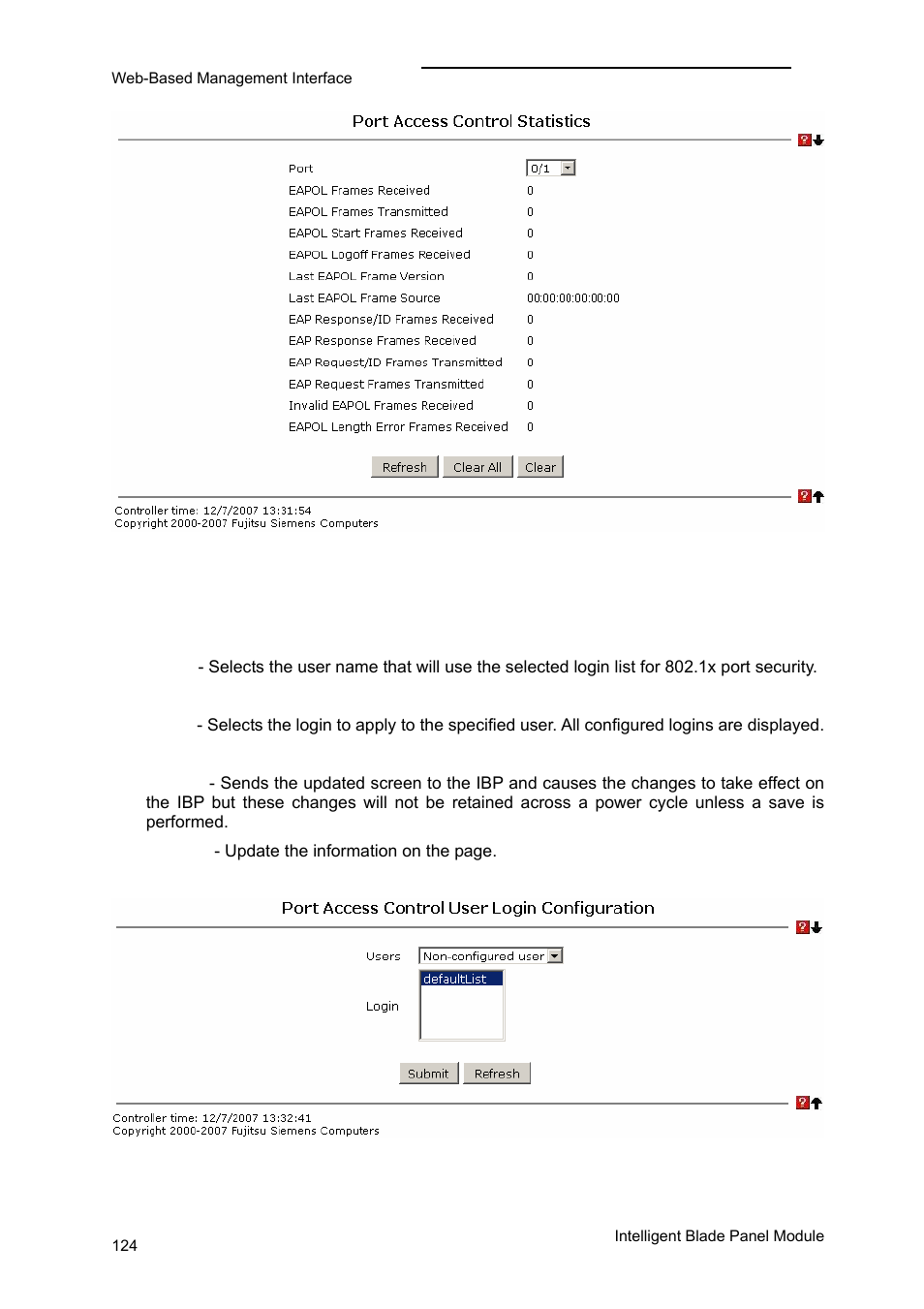 Extended configuration menu | FUJITSU PRIMERGY BX600 User Manual | Page 125 / 288