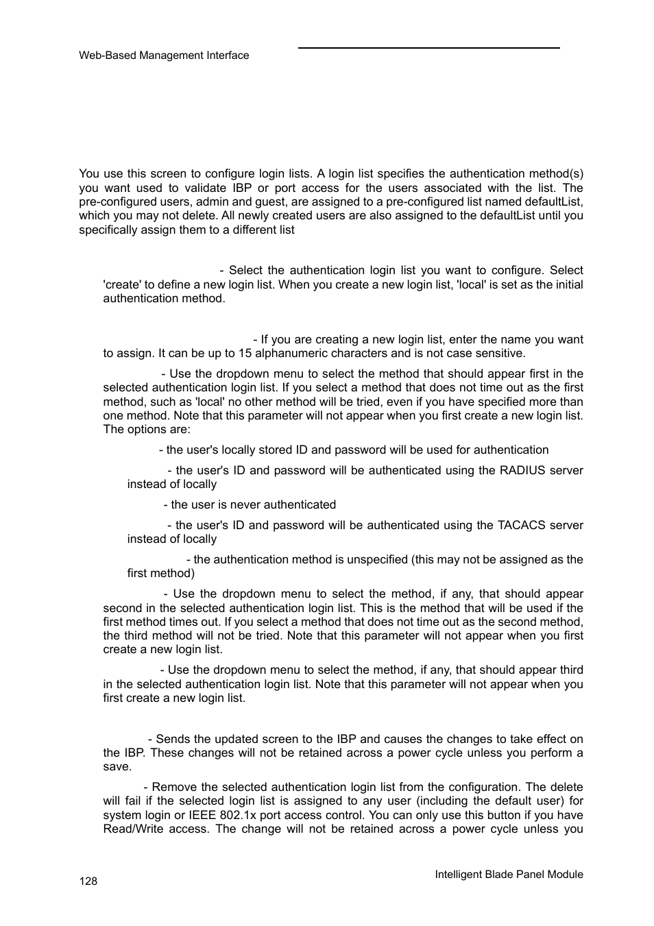 Extended configuration menu | FUJITSU PRIMERGY BX600 User Manual | Page 129 / 288