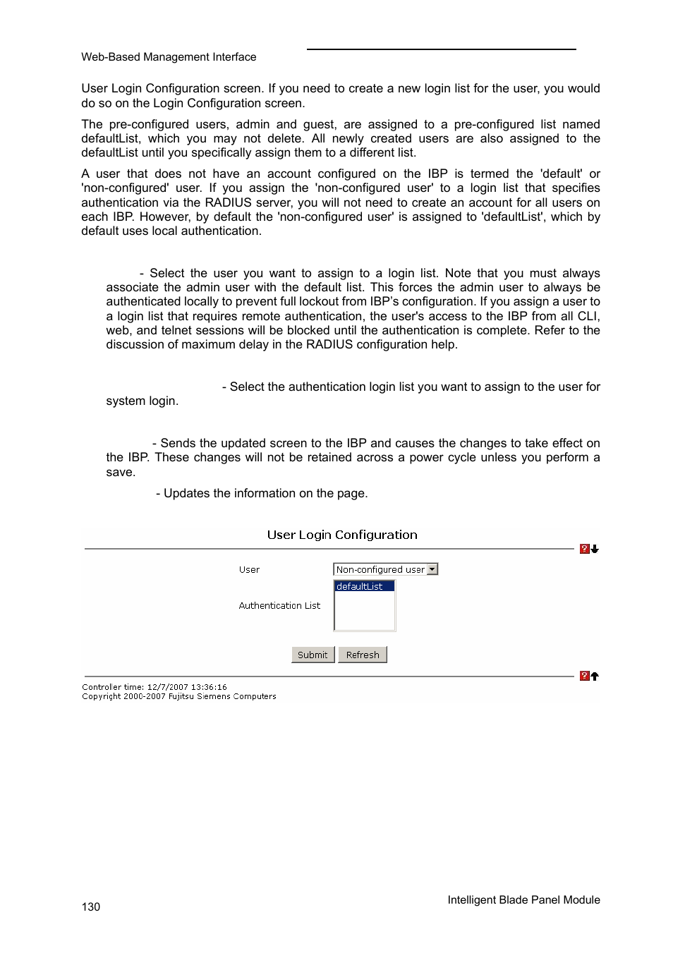 Extended configuration menu | FUJITSU PRIMERGY BX600 User Manual | Page 131 / 288
