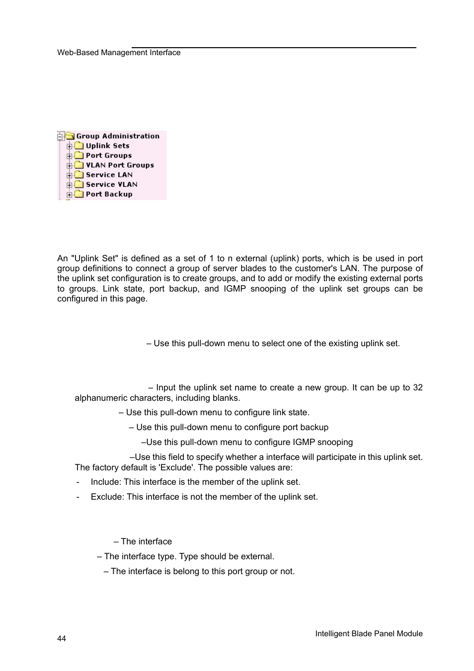 Main menu | FUJITSU PRIMERGY BX600 User Manual | Page 45 / 288