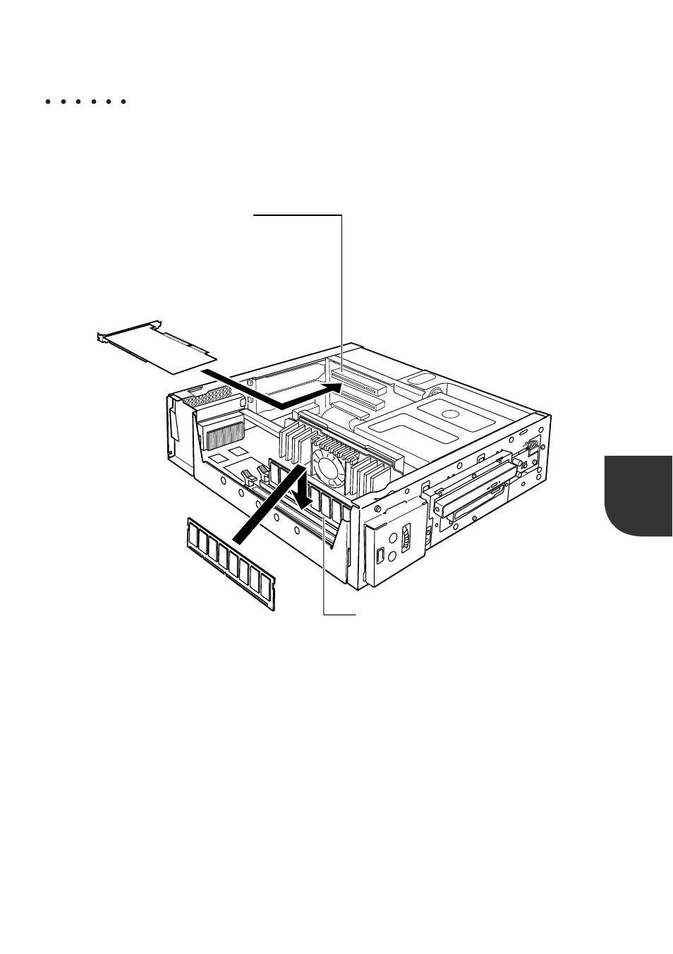 Installing positions of internal options | FUJITSU DESKPOWER 6000 User Manual | Page 31 / 105