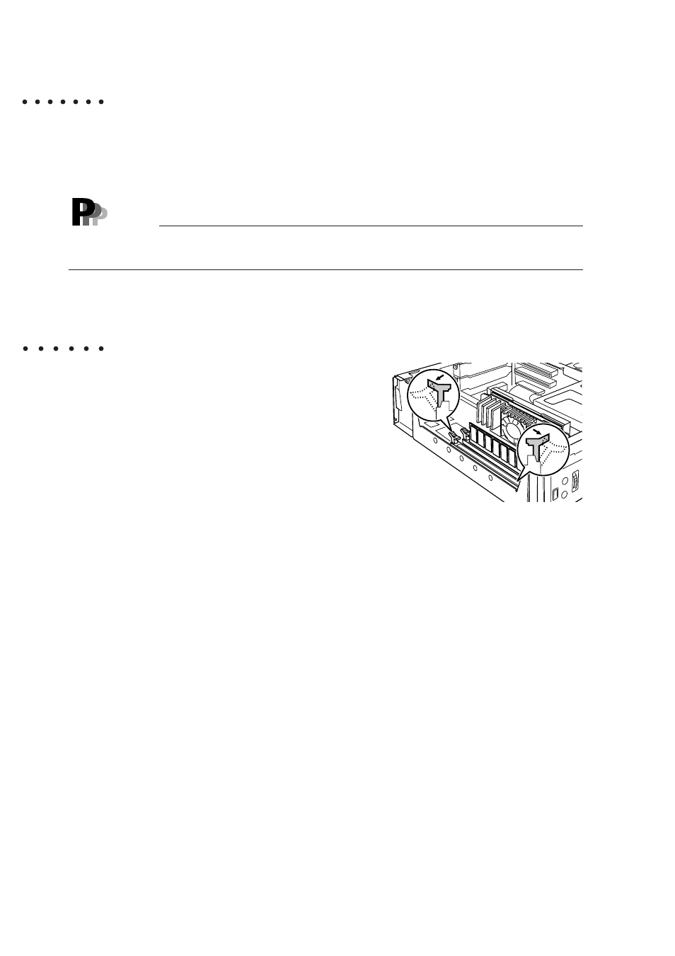 Memory combination table, Installing an additional memory, Point | Remove the upper cover | FUJITSU DESKPOWER 6000 User Manual | Page 34 / 105