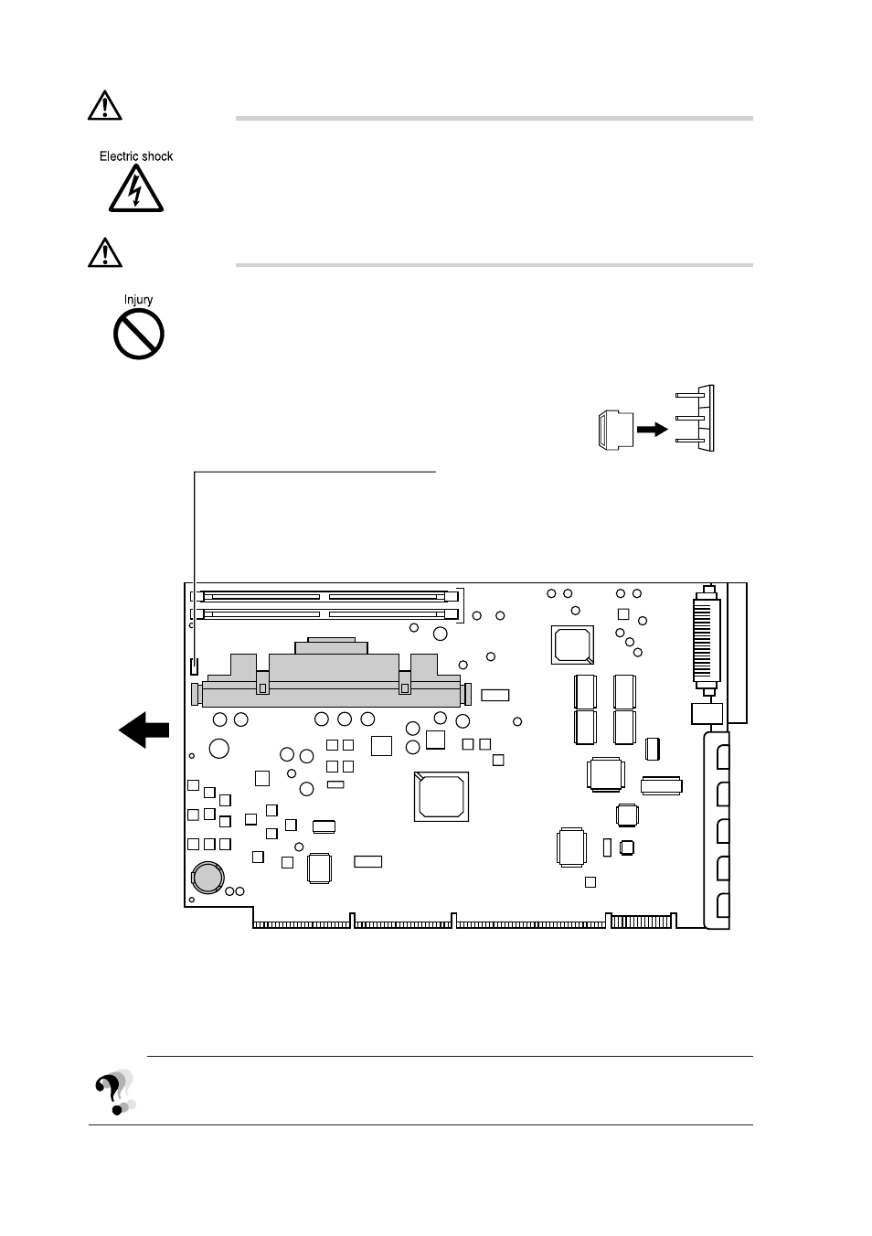Help, Warning caution | FUJITSU DESKPOWER 6000 User Manual | Page 62 / 105