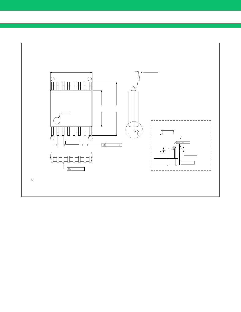 Package dimensions, Mb15e07sl, Continued) | FUJITSU MB15E07SL User Manual | Page 24 / 26