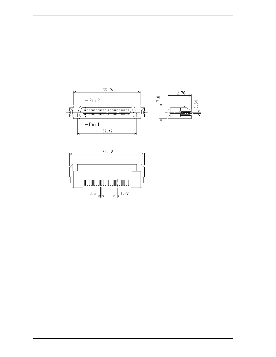 2 interface connector | FUJITSU HARD DISK DRIVES MAW3147FC User Manual | Page 62 / 112
