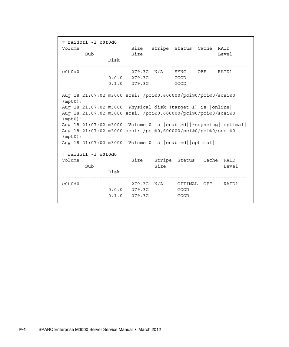 FUJITSU SPARC Enterprise Server M3000 User Manual | Page 198 / 202