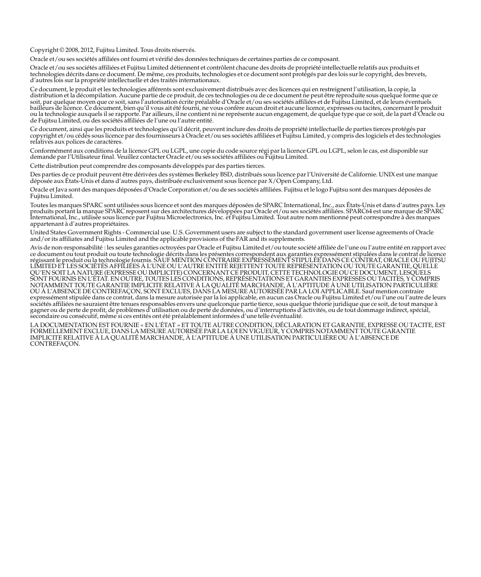 FUJITSU SPARC Enterprise Server M3000 User Manual | Page 3 / 202