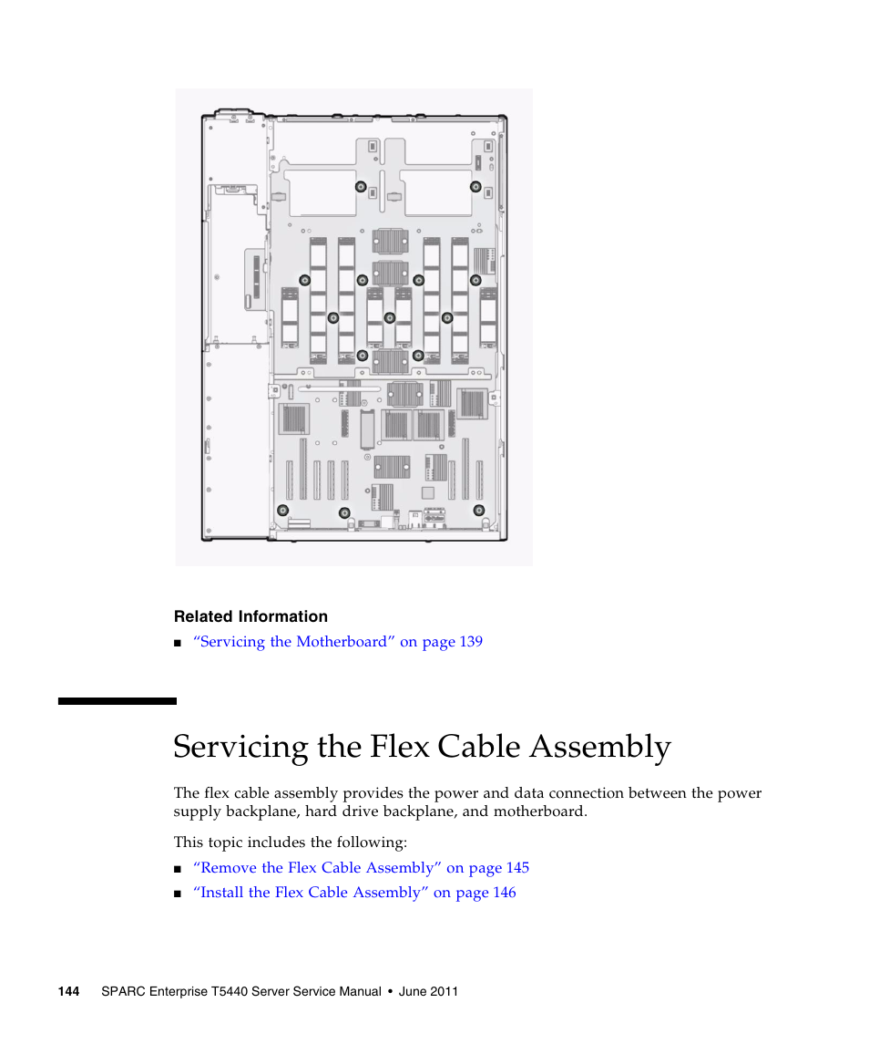 Servicing the flex cable assembly | FUJITSU T5440 User Manual | Page 166 / 212