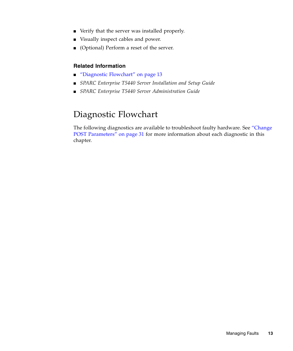 Diagnostic flowchart | FUJITSU T5440 User Manual | Page 35 / 212