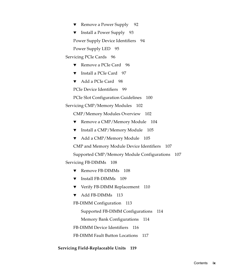 FUJITSU T5440 User Manual | Page 9 / 212