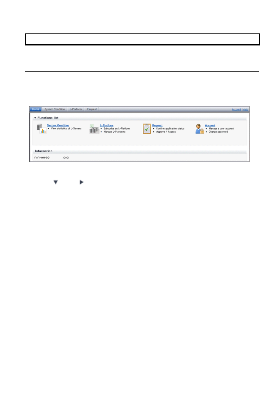 Chapter 2 home, 1 home window display | FUJITSU Service View Resource Orchestrator Cloud Edition V3.0.0 User Manual | Page 18 / 102