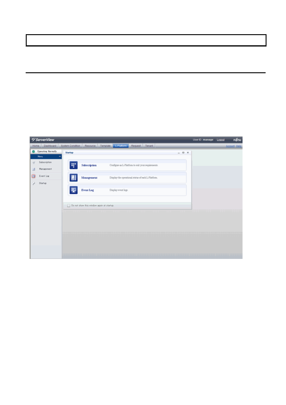 Chapter 4 l-platform, 1 display l-platform | FUJITSU Service View Resource Orchestrator Cloud Edition V3.0.0 User Manual | Page 30 / 102