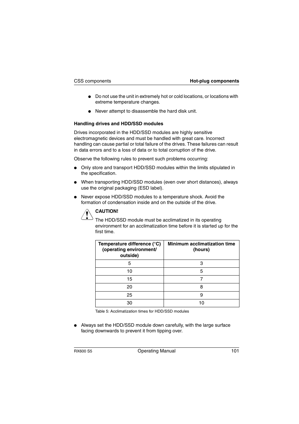 FUJITSU PRIMERGY RX600 S5 User Manual | Page 101 / 148