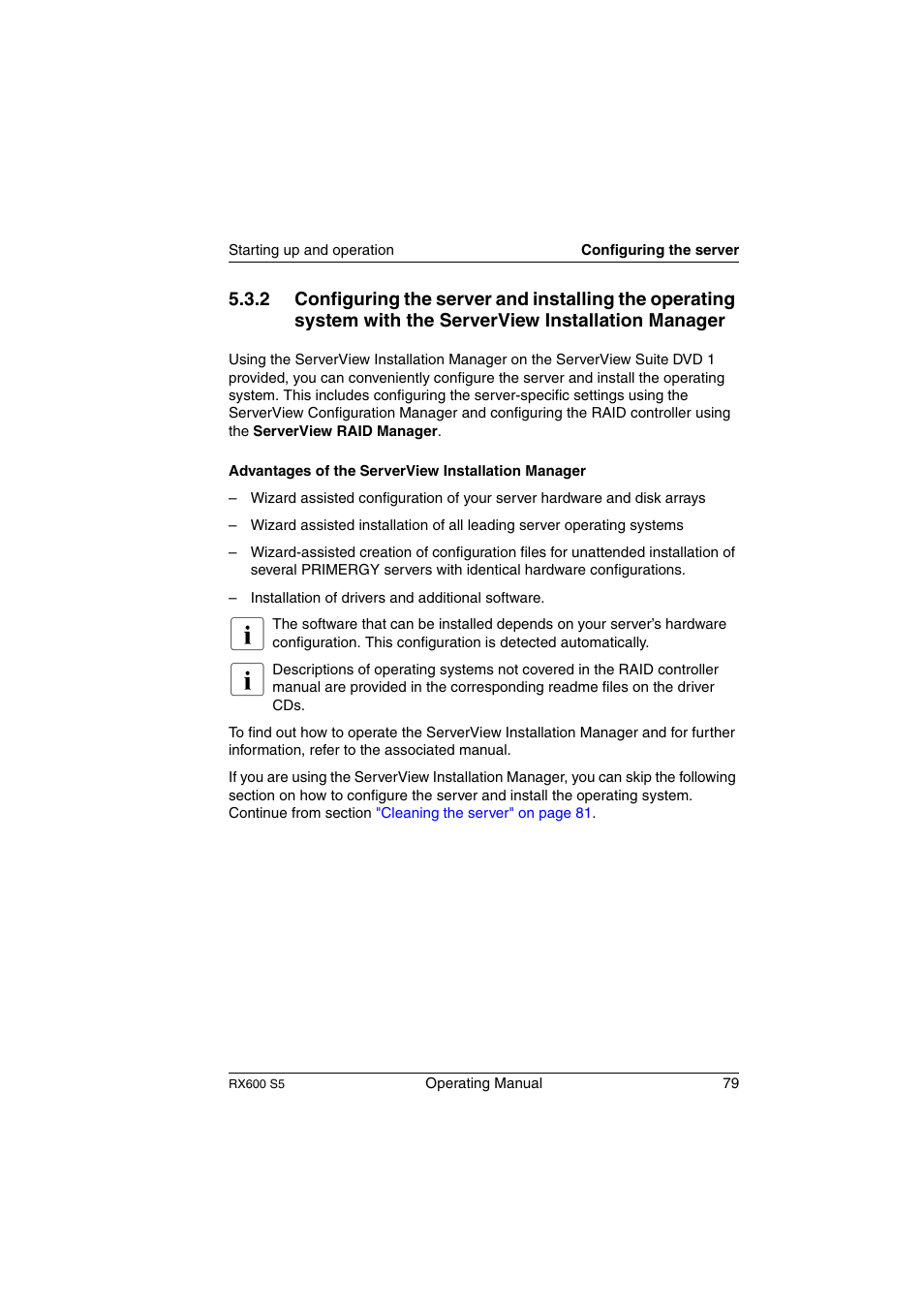 Configuring the | FUJITSU PRIMERGY RX600 S5 User Manual | Page 79 / 148