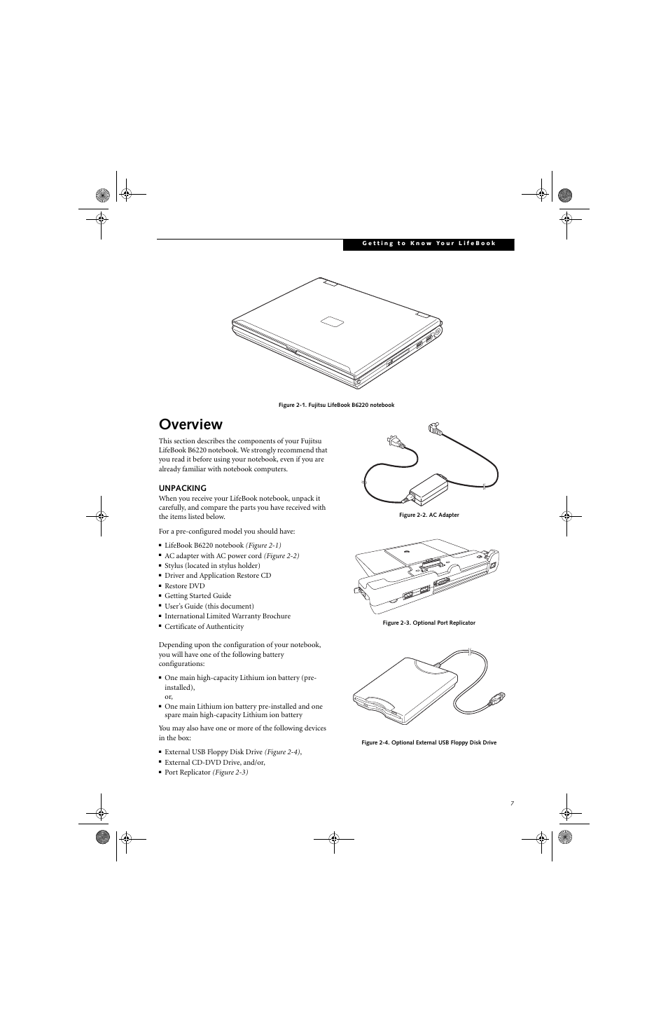 Overview | FUJITSU B6220 User Manual | Page 15 / 128