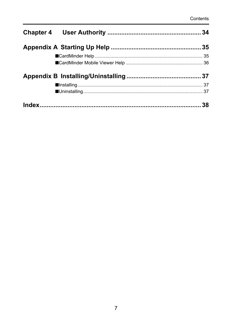 FUJITSU CardMinder P2WW-2640-01ENZ0 User Manual | Page 7 / 40