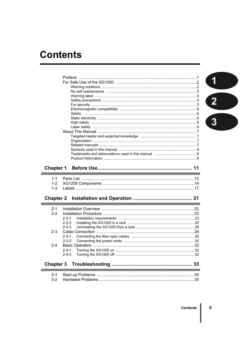 FUJITSU XG1200 User Manual | Page 10 / 40