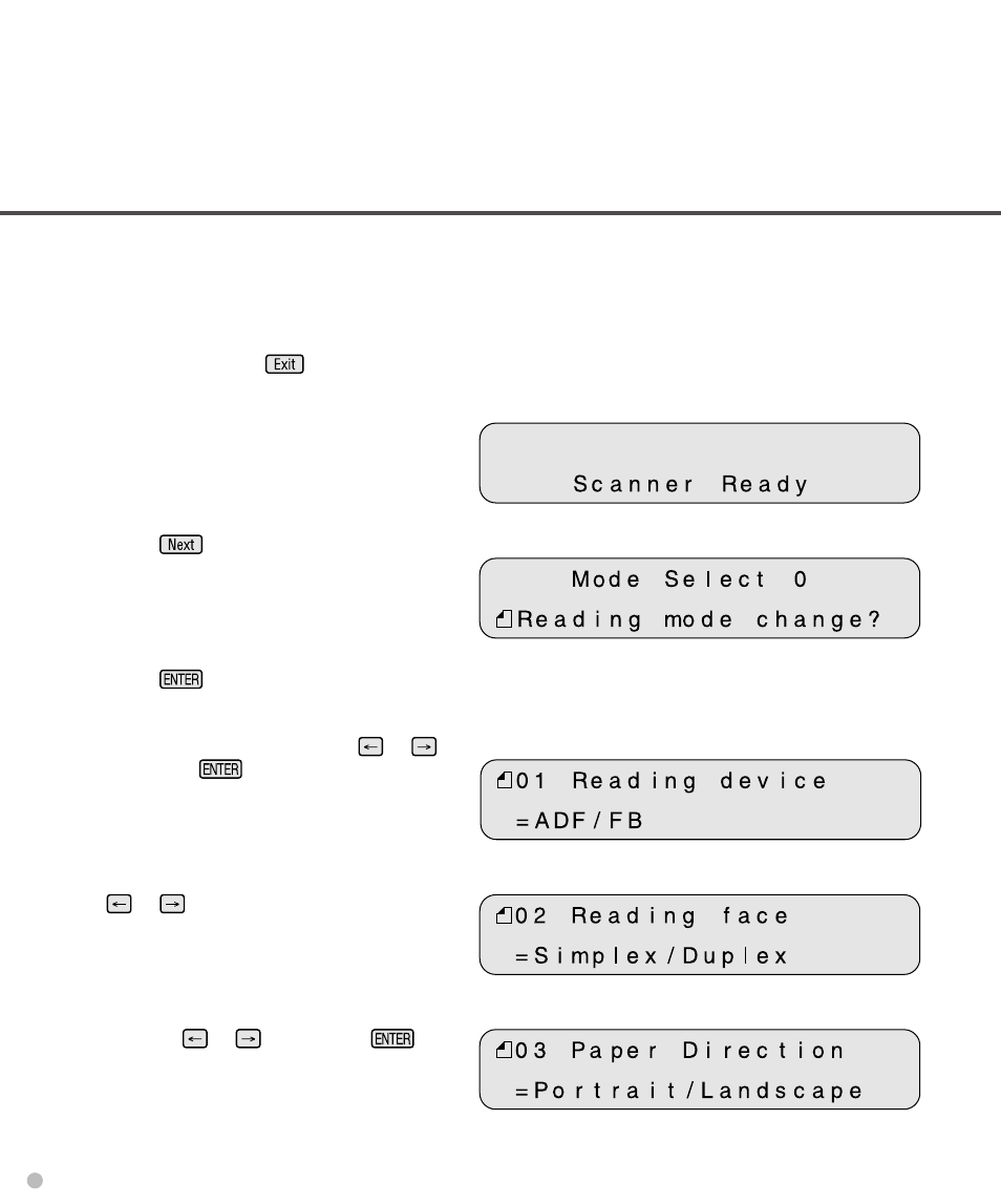 Reading mode setting (m3097de), Reading mode setting (m3097de) -2 | FUJITSU M3097DE User Manual | Page 34 / 70