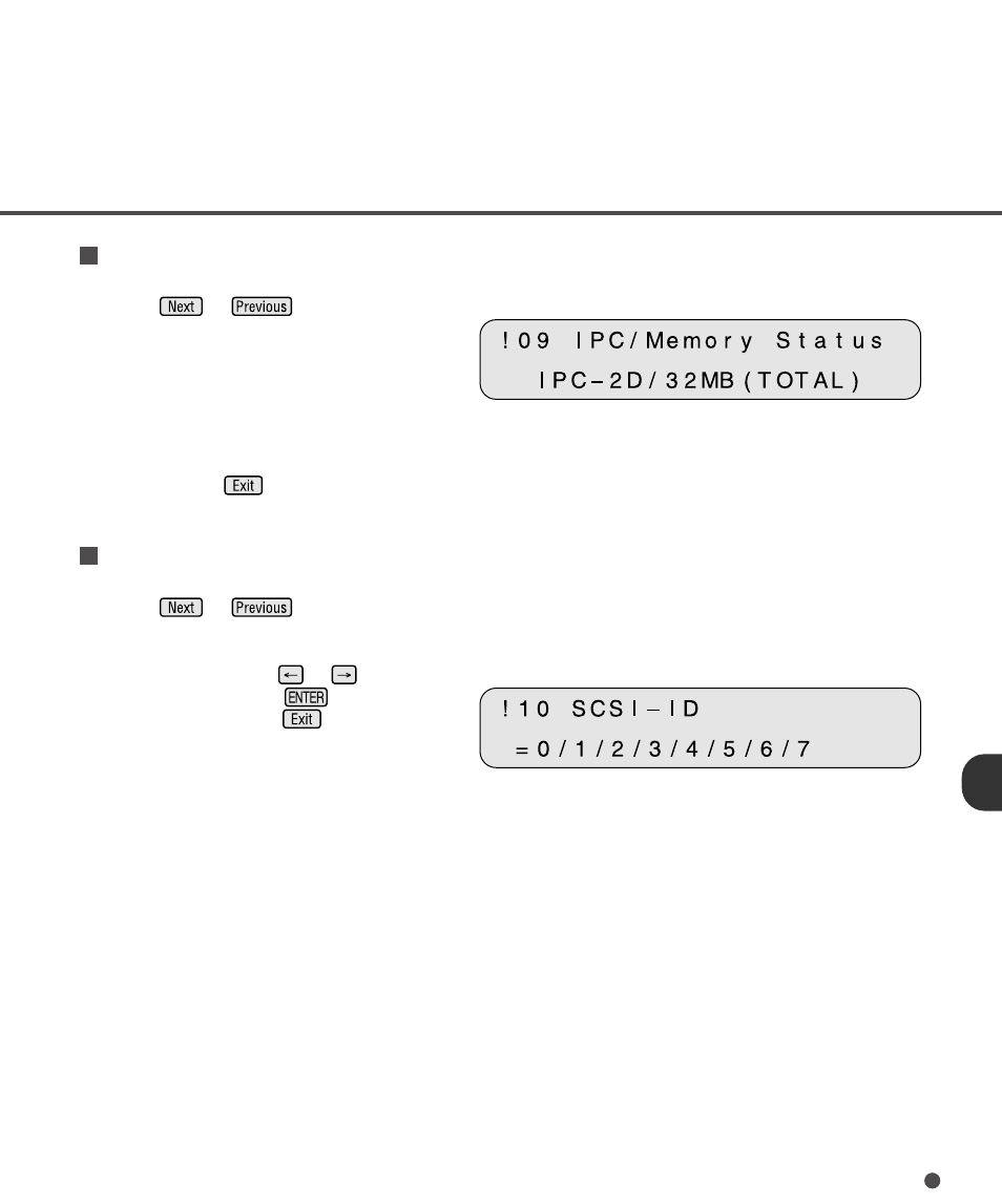 Setting scsi-id (m3097dg) | FUJITSU M3097DE User Manual | Page 58 / 70