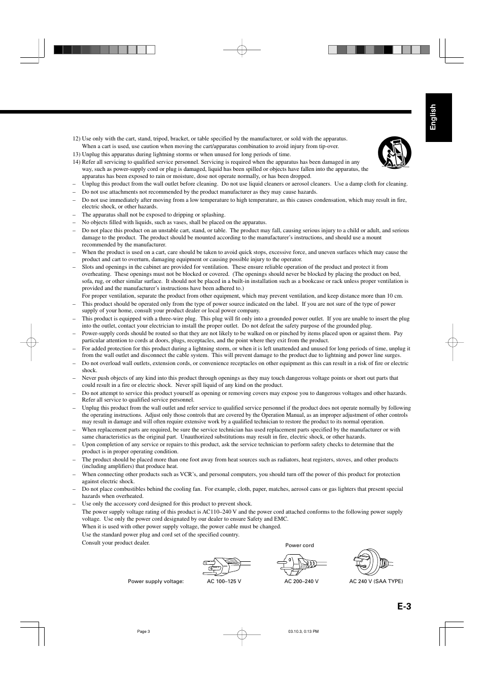 FUJITSU P42VHA30W User Manual | Page 12 / 43