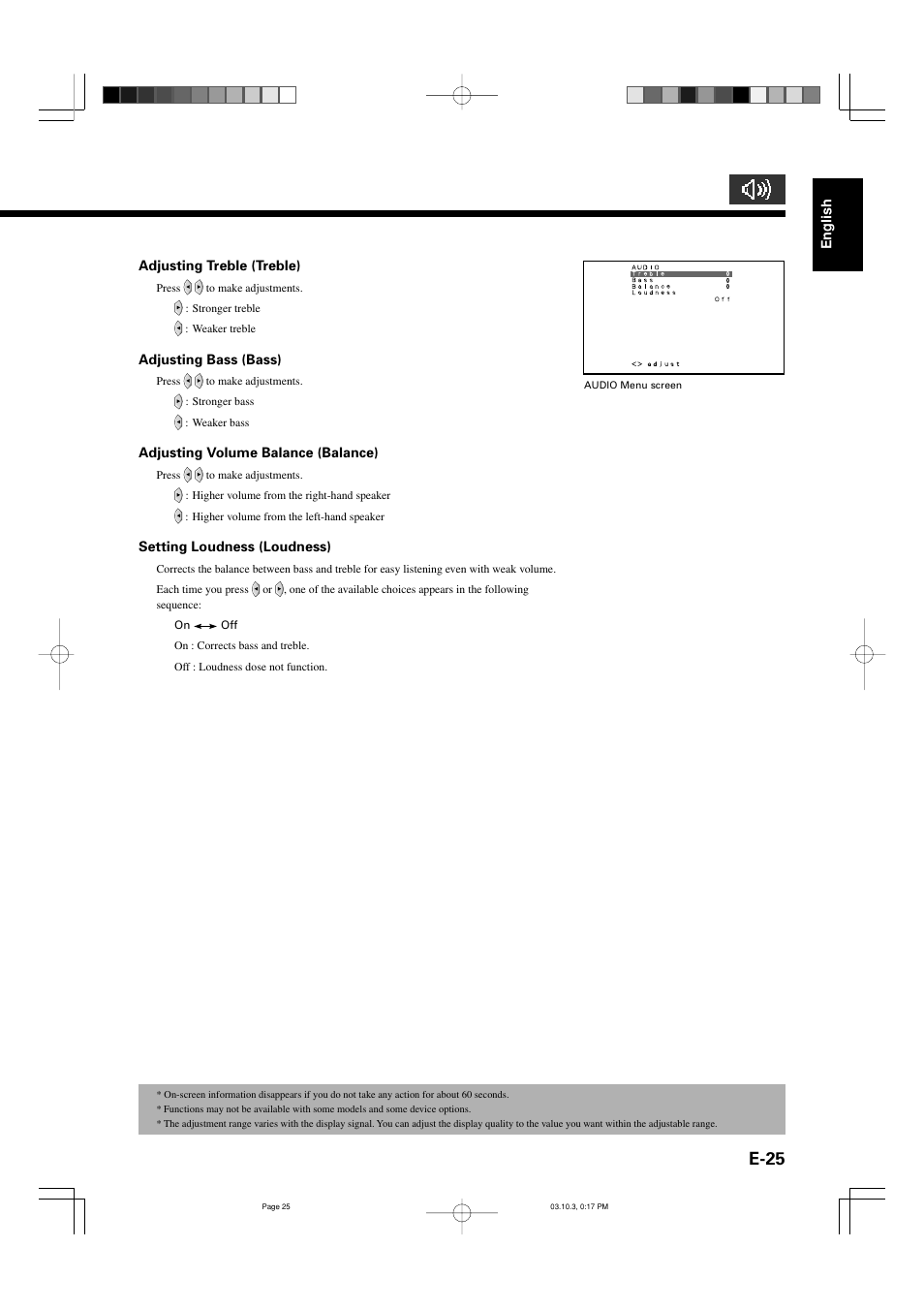 E-25 | FUJITSU P42VHA30W User Manual | Page 34 / 43