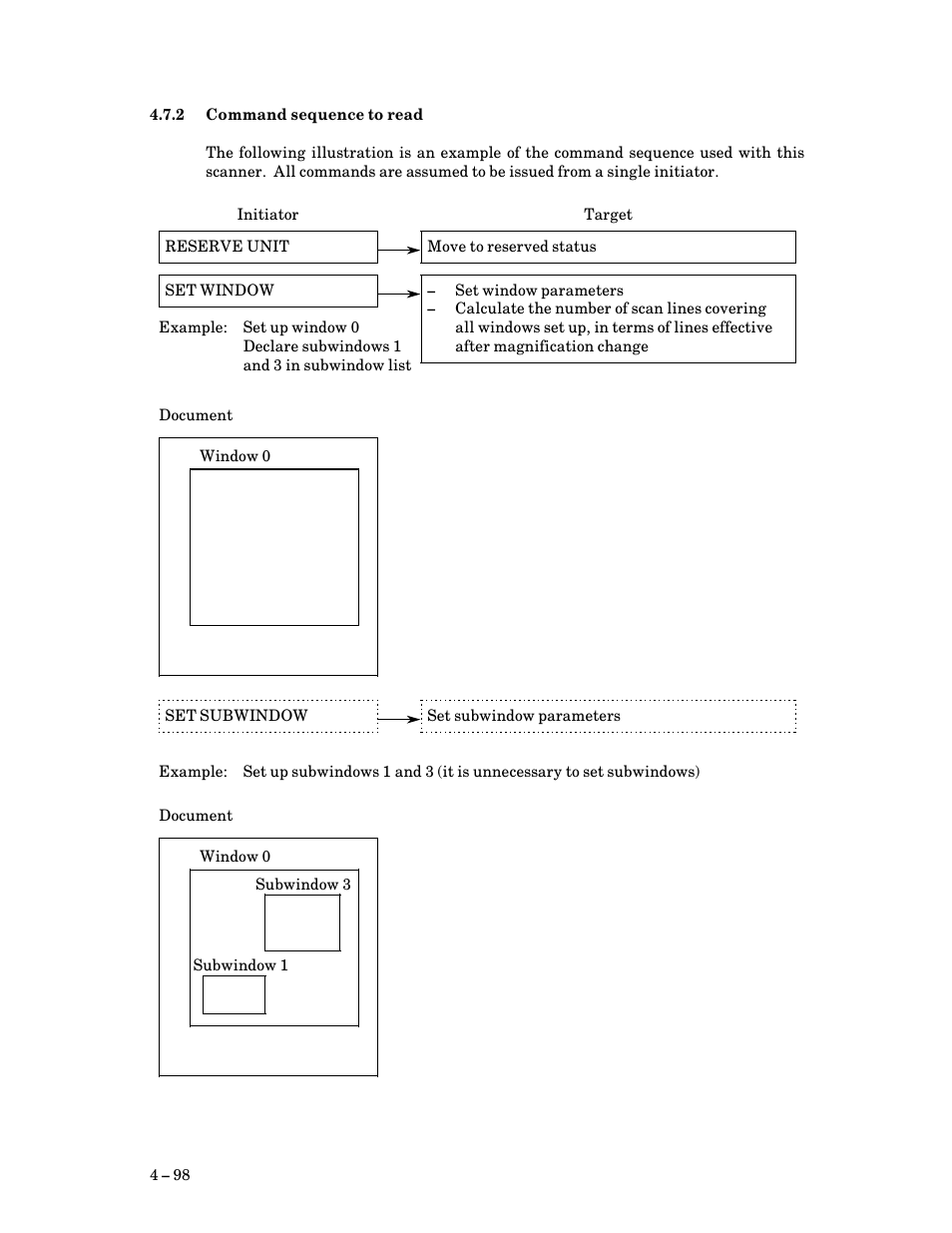 2 command sequence to read, Command sequence to read | FUJITSU M3097G User Manual | Page 123 / 163