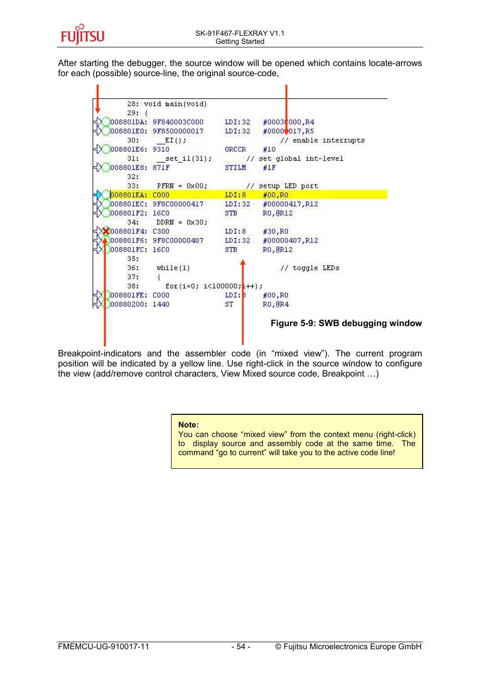 FUJITSU MB91460 SERIES User Manual | Page 54 / 73